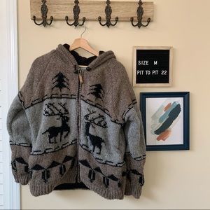 New Zeland Wool Cowichan Sweater